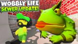 I Unlocked The SEWER in the NEW Wobbly Life Update!!