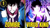 Insane Guy Turns Himself Into A Zombie And Becomes The Virus Master | Manhwa Recap