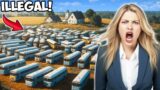 Insane Parked Parked 20 Buses On My PRIVATE Property Without Permission!