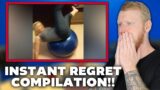 Instant Regret COMPILATION REACTION | OFFICE BLOKES REACT!!