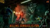 Killing Zombies Is Fun !! Back 4 Blood 4k Ultra Hd Gameplay part 1