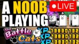 (LIVE) NOOB TO PRO #204: GRINDING THE BATTLE CATS TO GET GOOD UNITS