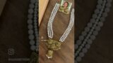 Long Haaram necklace #youtubeshorts #india #tamil #art #terracotta #wedding #necklace #haarambyyashh