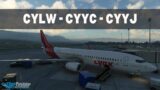 MSFS Live | CYLW – CYYC – CYYJ | Lynx Air Tribute Ops