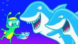 Meets Baby Shark – Sea Patrol To The Rescue: Let's Find Daddy & Mommy Shark – Groovy The Martian
