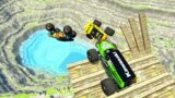 Monster Trucks  vs Leap Of Death – BeamNG drive