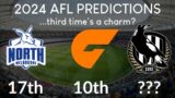 My 2024 AFL Predictions