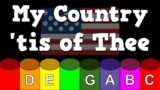 My Country 'tis of Thee – Boomwhacker Play Along