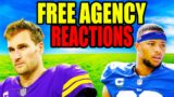 NFL FREE AGENCY DAY ONE REACTIONS!