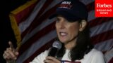 Nikki Haley Holds Rally In Grand Rapids, Michigan After Koch Network Ends Support For Her Campaign
