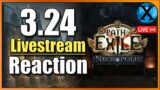Path of Exile 3.24 Necropolis & Path of Exile 2 Livestream Reveal Reaction!