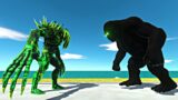 Plant Scourge vs Shadow Mutant Primates in Plant Arena – Animal Revolt Battle Simulator