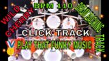 Play That Funky Music by Wild Cherry, Drum Backing Track, BPM 110