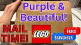 Purple and Beautiful on Lego Minifigure Mail Time!