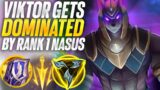 Rank 1 Nasus DOMINATES Viktor Midlane! Season 14 how to play nasus mid | Carnarius