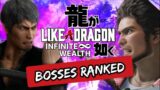 Ranking Every Boss in Like a Dragon Infinite Wealth Tier List