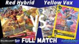 Red Hybrid VS Yellow Vaccine | Digimon Card Game | BT15 Exceed Apocalypse