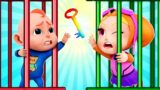 Rescue The Baby – Police Officer Songs + Wheels On The Bus | More Nursery Rhymes & Rosoo Kids Songs