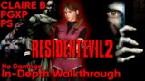 Resident Evil 2 Claire B In-Depth PS1 1998 Walkthrough [No Damage]