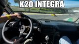 Ripping VTEC at the Track!! | K20 Integra