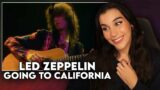 SO LOVELY!! First Time Reaction to Led Zeppelin – "Going to California"
