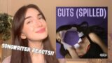 SONGWRITER REACTS TO GUTS DELUXE TRACKS!! | Olivia Rodrigo – Guts (Spilled) Reaction