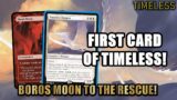 So Long Omnitell… Boros Moon To The Rescue! | Timeless BO3 Ranked | MTG Arena