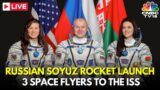 Soyuz MS-25 Spacecraft Launch LIVE | Three Astronauts To International Space Station | NASA | IN18L