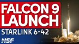 SpaceX Falcon 9 Launches Starlink 6-42