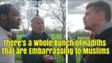 Speakers Corner/A Muslim Does Not Like What's Said/He Interrupts as Bob Talks to Visitor About Islam