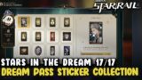 Stars in the Dream Sticker Collection Locations Honkai Star Rail 2.1 Dreamscape Pass Stickers