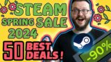 Steam SPRING SALE 2024! 50 Must-play Games! Best Deals!
