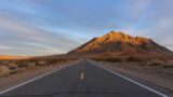 Sunset Drive Into Death Valley National Park