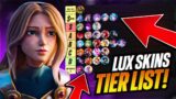 THE OFFICIAL AND ONLY RIGHT LUX SKIN TIER LIST