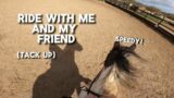 Tack up and ride! // group lesson! // riding w my friend