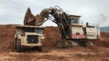 The Largest Hydraulic Shovel Excavator in Action. #excavator #truck
