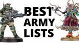 The Ten Best Lists in Warhammer 40K? Top Armies from the HUGE Tournaments this Weekend…
