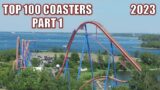 Top 100 Roller Coasters in the World in 2023 (Part 1) | Spots 51-100