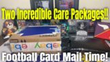 Two Incredible Care Packages In This Football Card Mail Time!! Some Insane PC Cards!