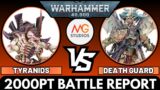 Tyranids vs Death Guard 2000pts | Warhammer 40k 10th Ed Battle Report Ep56