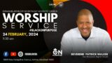 WORSHIP SERVICE :   February 24, 2024 – Black On Purpose