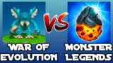 War of Evolution Vs Monster Legends