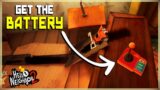 Where To Find The Battery In Hello Neighbor 2 | Remote Control Car Puzzle How To Get The Square key