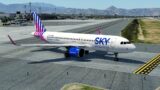 XP12 | Landing at LGMT Mytilene | Toliss A320 Neo
