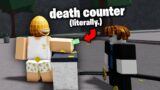 bribing people with money, but it's actually death counter