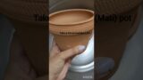 how to paint terracotta pot |terracotta planter paintng idea | planter paintng technique#terracotta