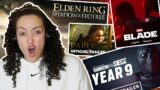 new gamer REACTION — rainbow six siege: year 9, elden ring, fable, marvel's blade