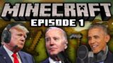 "Start of Something Great" – Presidents' First Time Playing Minecraft: Episode One