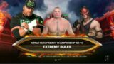 "WWE 2K24: The Kings of Destruction – Triple H vs Brock Lesnar vs Kane!"