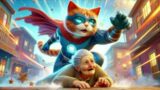 superheroes cats to the rescue  #catstory #catanimation #cathero